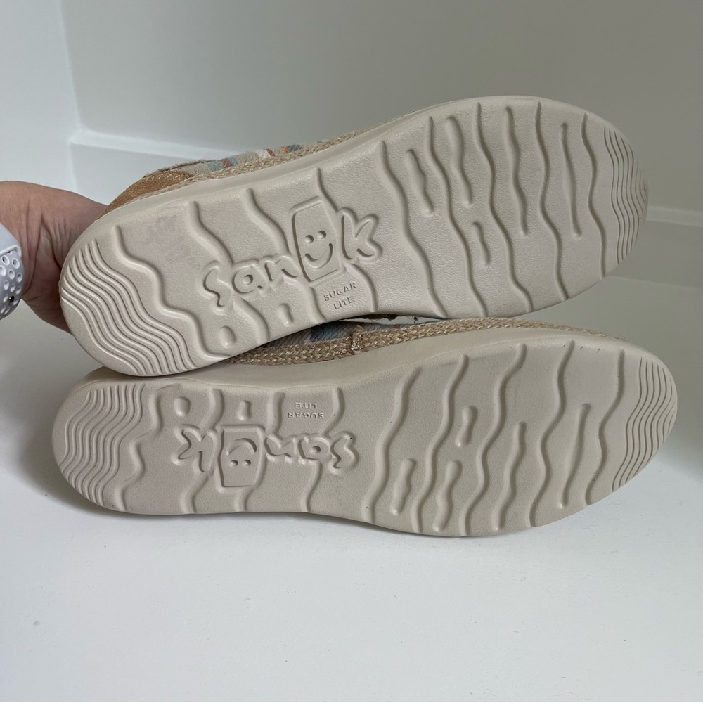 NWT Sanuk Shaka Lite SL Blanket Striped Shoes Women’s 9 - Picture 6 of 7